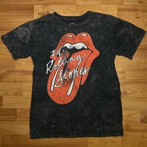 Rolling Stones Distressed Wash Graphic T-shirt Small